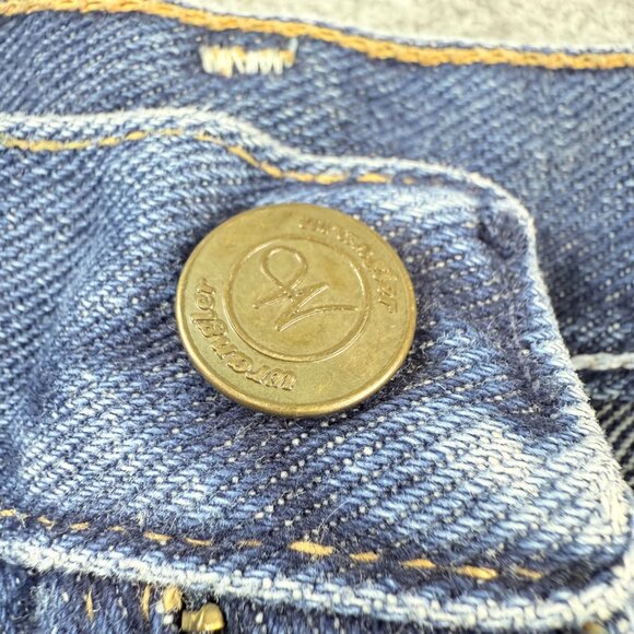 Vintage 90s Wrangler "for Women" High‑Rise Tapered Jeans Size 14 × 29 100% Cotto - Picture 6 of 13